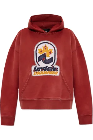 Dsquared2 Sweathshirts & Hoodies, Dame, Rød, XS, Bomuld, Hoodie