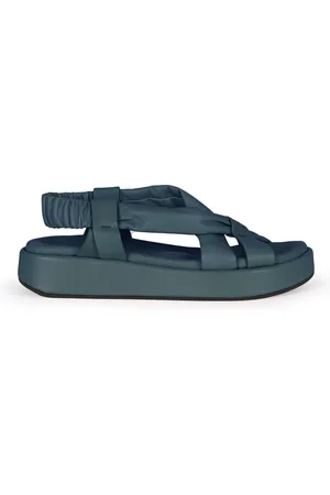Cortana Sko, Dame, Grøn, 37 EU, Læder, Ocean Flade Sandaler
