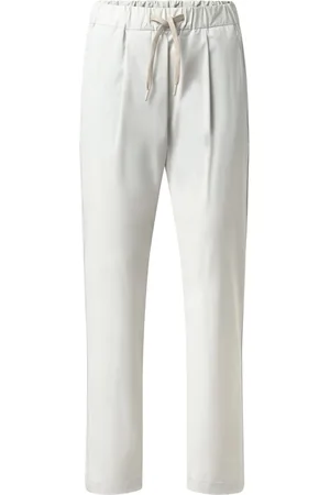 HERNO Bukser, Dame, Hvid, S, Elegante Lange Bukser