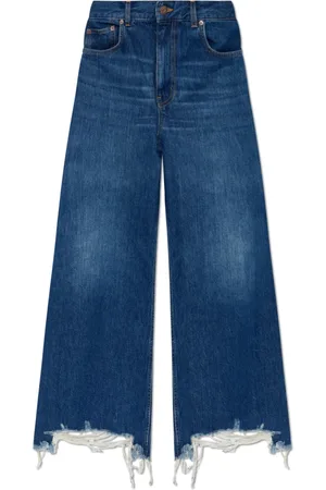 Chloé Jeans, Dame, Blå, W27, Bomuld, Jeans med Vintage Effekt
