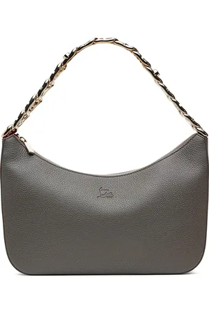Christian Louboutin Taske, Dame, Grå, ONE SIZE, Uld, Stilfuld Lædertaske