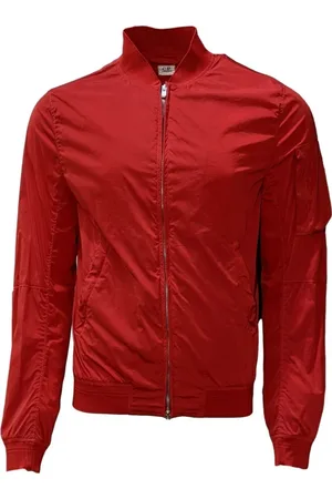 C.P. Company Jakke, Herre, Rød, 2XL, Nylon, Vandtæt Bomberjakke