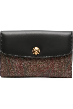 Etro Tilbehør, Dame, Flerfarvet, ONE SIZE, Bomuld, Essential Paisley Printed Foldover Wallet