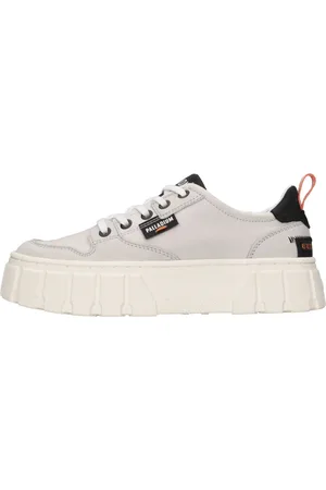 Palladium Sko, Dame, Grå, 40 EU, Læder, Sneakers Grå