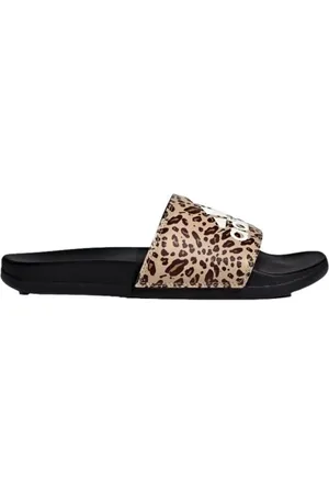 adidas Sko, Dame, Brun, 44 1/2 EU, Floral Comfort Slide