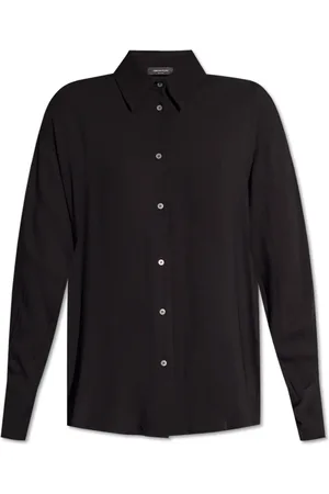 Fabiana Filippi Bluser & Skjorter, Dame, Sort, XS, Tyl, Relaxed-fitting Skjorte
