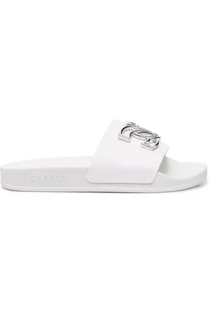 Casadei Sko, Dame, Hvid, 36 EU, Pool Riviera Slides