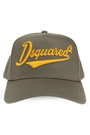 Dsquared2 Tilbehør, Herre, Grøn, ONE SIZE, Bomuld, Logo Baseball Cap