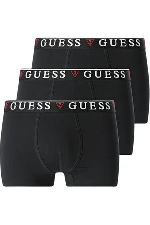 Guess Undertøj, Herre, Sort, M, Bomuld, Sort boxershorts med stretch fit