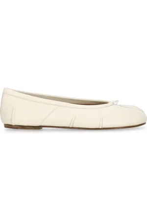 Maison Margiela Sko, Dame, , 36 1/2 EU, Læder, Tabi Toe læderballerinaer