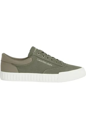 Calvin Klein Sko, Herre, Grøn, 44 EU, Vulc Low Sneakers