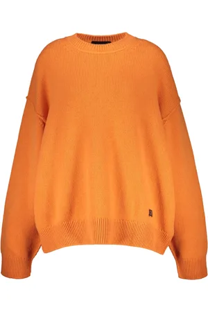 Dsquared2 Strik, Dame, , XS, Uld, Ribstrikket uldsweater med logo patch