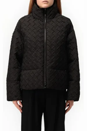 Emporio Armani Jakke, Dame, Sort, XS, Uld, Stilfuld Blouson Jakke