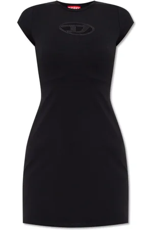Diesel Kjole, Dame, Sort, M, Bomuld, D-Angiel Mini Kjole
