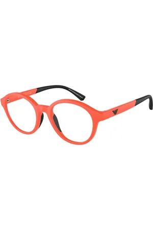 Emporio Armani Tilbehør, unisex, Rød, ONE SIZE, Uld, Stilfulde Vista Solbriller