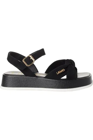 Liu Jo Sko, Dame, Sort, 36 EU, Læder, Platform Sandaler
