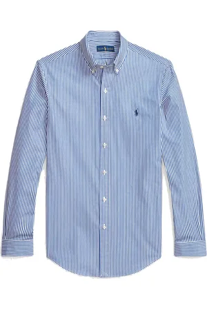 Ralph Lauren Skjorte, Herre, Blå, XL, Bomuld, Casual Bomuldsskjorte