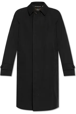 Burberry Frakke, Herre, Sort, 2XL, Bomuld, Cotton Trenchcoat
