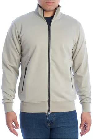 La Martina Sweathshirts & Hoodies, Herre, Grå, L, Bomuld, Modern Zip-Up Sweater