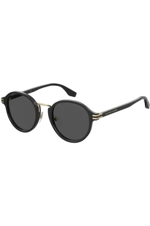 Marc Jacobs Tilbehør, Herre, Sort, 49 MM, Uld, Stilfulde solbriller