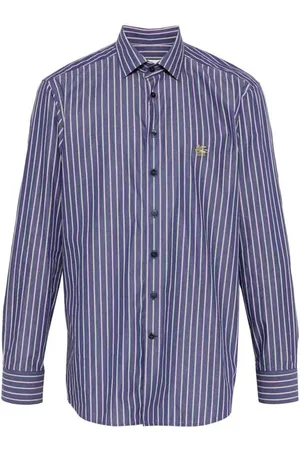Etro Skjorte, Herre, Flerfarvet, 4XL, Uld, Stilfuld Casual Skjorte