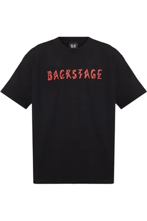 44 Label Group Top, Herre, Sort, S, Bomuld, Backstage T-shirt