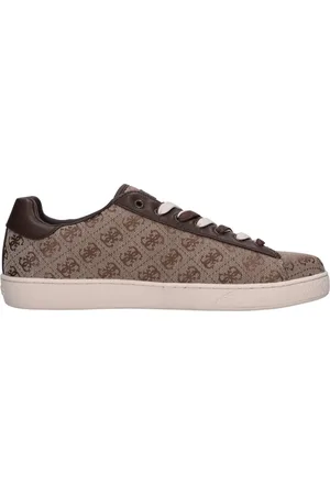 Guess Sko, Herre, Brun, 45 EU, Læder, Sneakers Brun