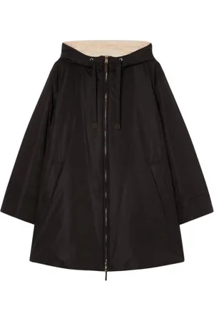 Persona by Marina Rinaldi Jakke, Dame, Sort, 3XL, Uld, Luksuriøs Vendbar Hættefrakke med LuxePad Fyldning