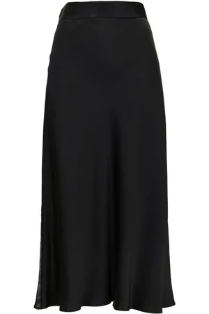 Elisabetta Franchi Nederdel, Dame, Sort, XL, Uld, Guld Detalje Lynlås Nederdel