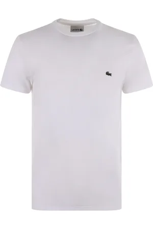 Lacoste Top, Herre, Hvid, L, Bomuld, T-shirts