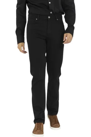 Ermenegildo Zegna Jeans, Herre, Sort, W33, Bomuld, Slim-Fit Jeans