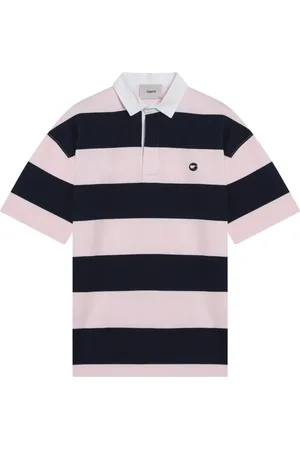 COPERNI Top, Dame, Lyserød, S, Bomuld, Stribet Polo Top