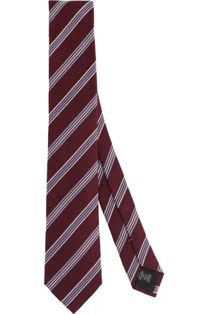 Ermenegildo Zegna Tilbehør, Herre, Rød, ONE SIZE, Bordeaux Slips