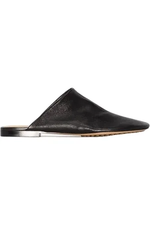 Bottega Veneta Sko, Dame, Sort, 35 EU, Læder, Dot Sock Leather Slipper