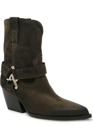 Elena Iachi Sko, Dame, Brun, 36 EU, Suede, Brun Suede Ankelstøvler