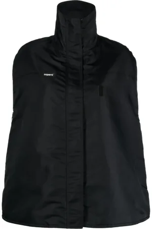 COPERNI Sport, Dame, Sort, S, Uld, Logo-Patch Bomber Cape
