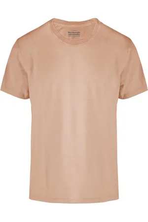 Bomboogie Top, Herre, Lyserød, L, Bomuld, Crew-neck T-shirt med brystlomme