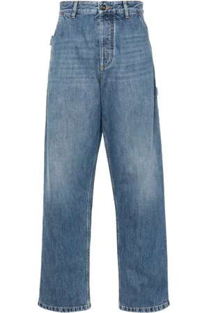 Bottega Veneta Jeans, Dame, Blå, XS, Tyl, Vintage Cargo Jeans