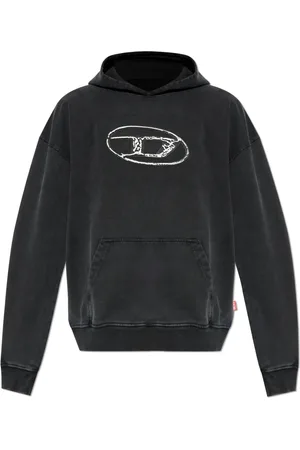 Diesel Sweathshirts & Hoodies, Herre, Sort, XL, Bomuld, Hoodie S-Boxt-Hood-Q7