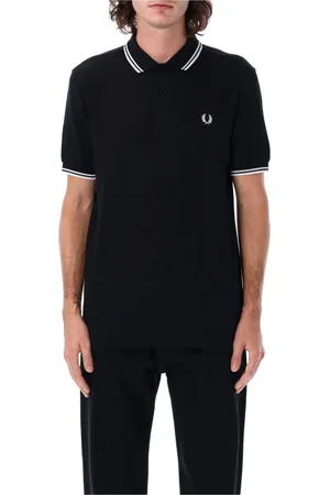 Comme des Garçons Top, Herre, Sort, L, Bomuld, Sort Poloshirt Strong Will Aw24