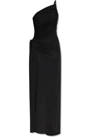 Dsquared2 Kjole, Dame, Sort, XS, Uld, Draped Dress