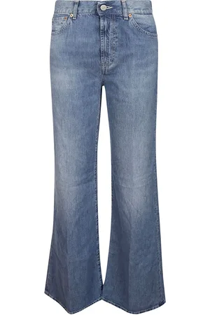 Dondup Jeans, Dame, Blå, W29, Denim, Wide Leg Flared Jeans