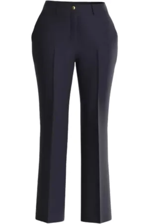 Guess Bukser, Dame, Blå, XS, Polyester, Zoe Wide Bukser