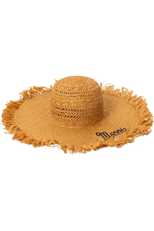 Marni Tilbehør, Dame, , S, Raffia Bucket Hat