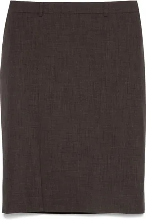 Herskind Nederdel, Dame, Brun, M, Polyester, Massimo Pencil Skirt