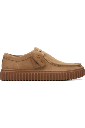 Clarks Sko, Herre, Brun, 45 EU, Læder, Brune fritidssneakers