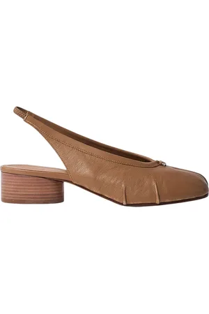 Maison Margiela Sko, Dame, , 36 EU, Læder, Slingback-sko i læder med sløjfe