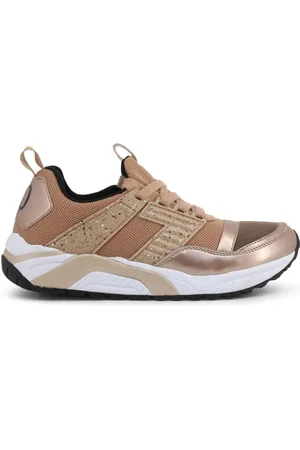 EA7 Sko, Herre, Brun, 37 1/2 EU, Tyl, Mesh Sneakers Style 7