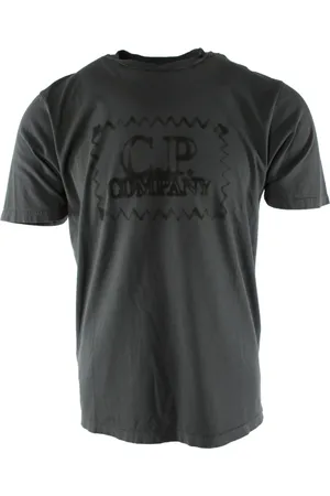 C.P. Company Top, Herre, Grå, L, Bomuld, Bomulds T-shirt