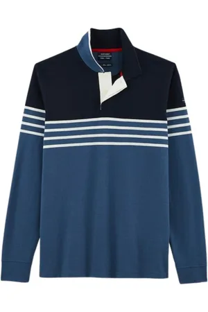 Eden Park Top, Herre, Blå, S, Uld, Polo trøje